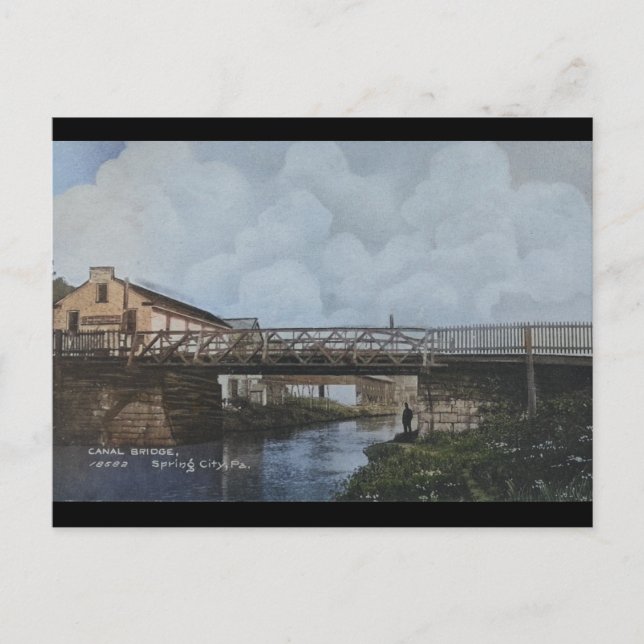 Carte Postale Spring City PA Schuylkill Canal (Devant)