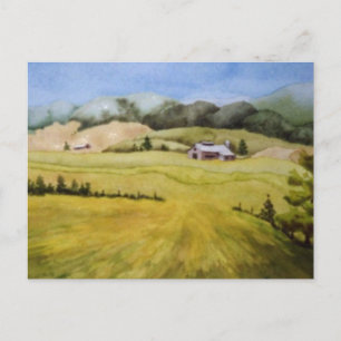 Carte postale "Spring Fields"