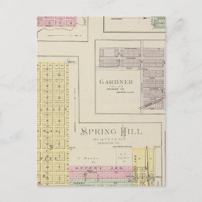Carte Postale Spring Hill, Edgerton, Ocheltree, Gardner, Kansas (Devant)