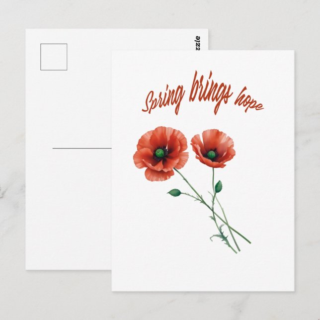 Carte postale "Spring Hope" (Devant / Derrière)