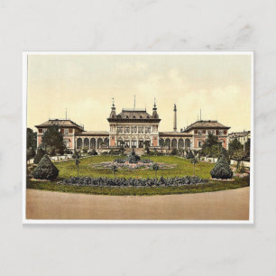 Carte Postale Spring House, Bad Elster, Saxe, Allemagne rare