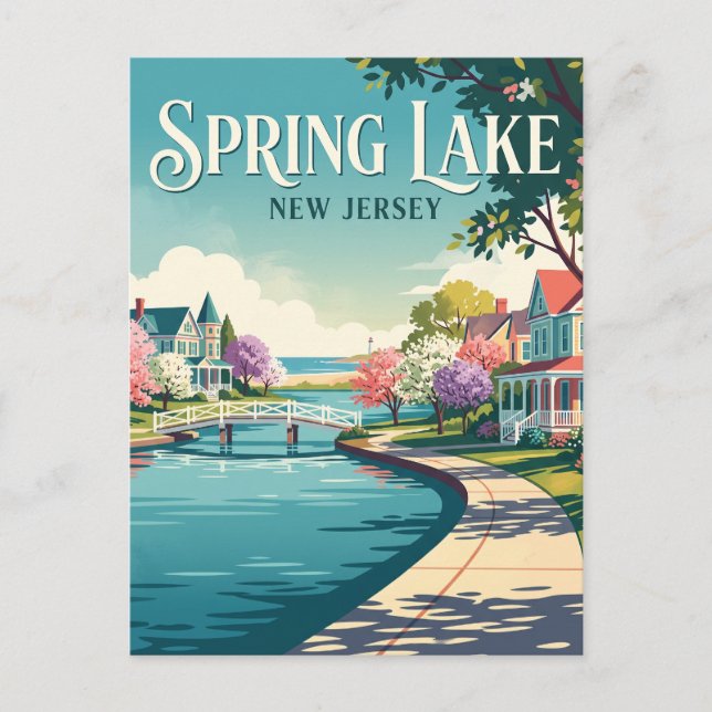 Carte Postale Spring Lake, New Jersey (Devant)
