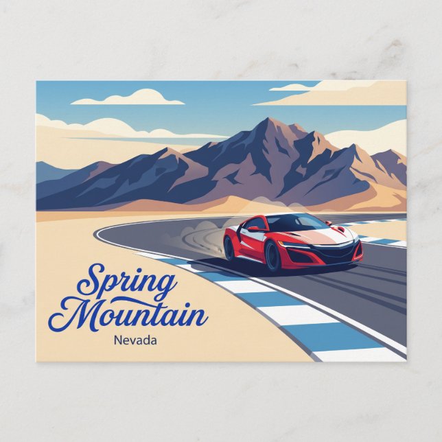 Carte Postale Spring Mountain Motor Resort USA (Devant)