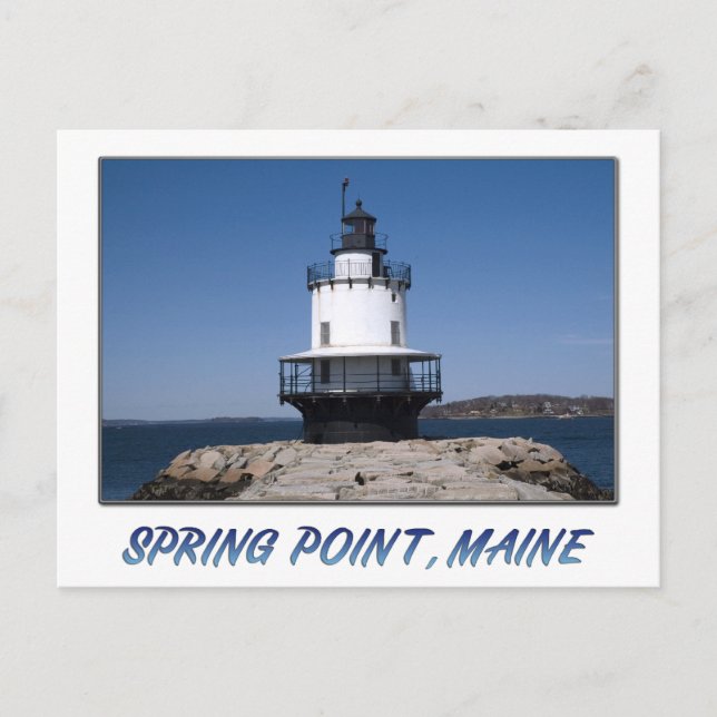 Carte Postale Spring Point, Maine (Devant)