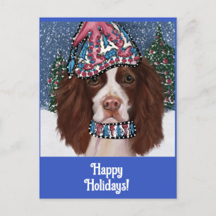 CARTE POSTALE SPRINGER SPANIEL ANGLAIS