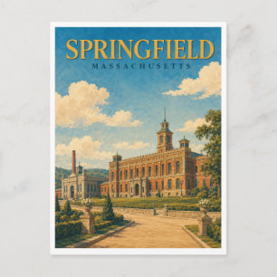 Carte Postale Springfield Massachusetts Armory GeoSaga