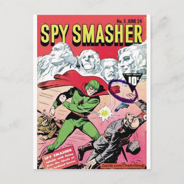 Carte Postale Spy Smasher (Devant)