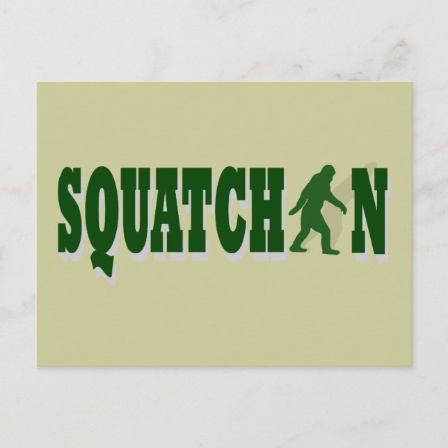 Carte Postale Squatchin (Devant)