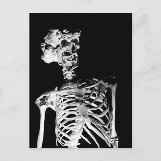 Carte Postale Squelette (Devant)