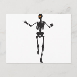 Carte Postale Squelette de danse