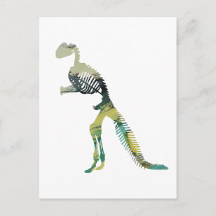 Carte Postale squelette de dinosaure