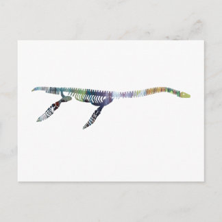 Carte Postale squelette de plesiosaur