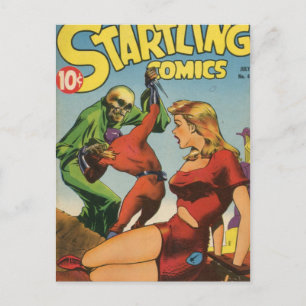 Carte Postale Squelette spatial