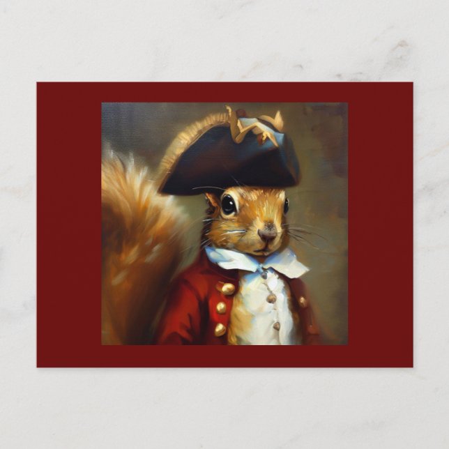 Carte Postale Squirrel Redcoat (Devant)