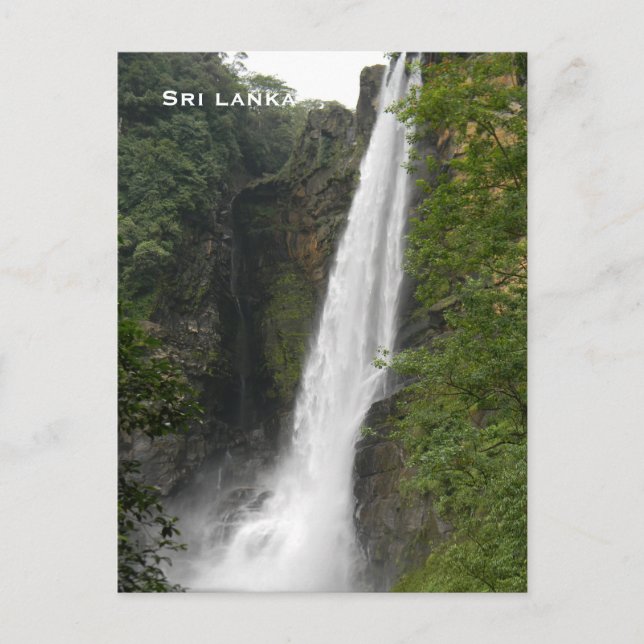 Carte Postale Sri lanka Vintage voyage Tourism Ajouter (Devant)
