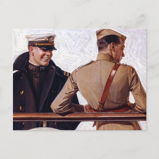 Carte Postale SS Leviathan, 1918 par Joseph Christian Leyendecke (Devant)