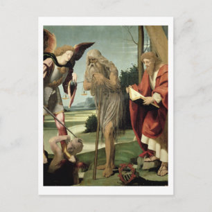 Carte Postale SS. Michael, Andrew et Onuphrius (huile sur pannea