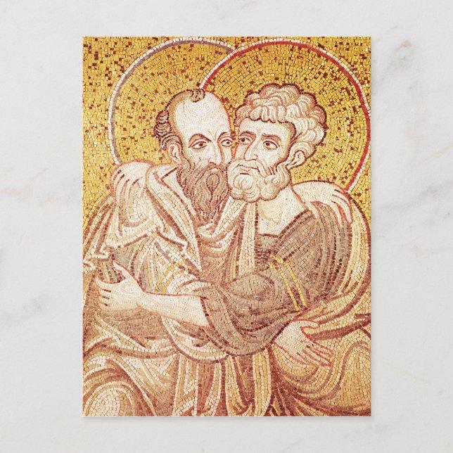 Carte Postale SS. Peter et Paul Embracing (Devant)