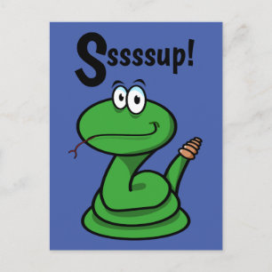Carte Postale Sssssup ! Serpent