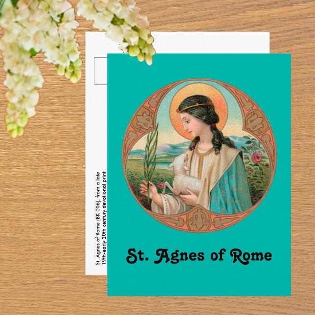 Carte Postale St. Agnes de Rome (BK 006) (Créateur téléchargé)