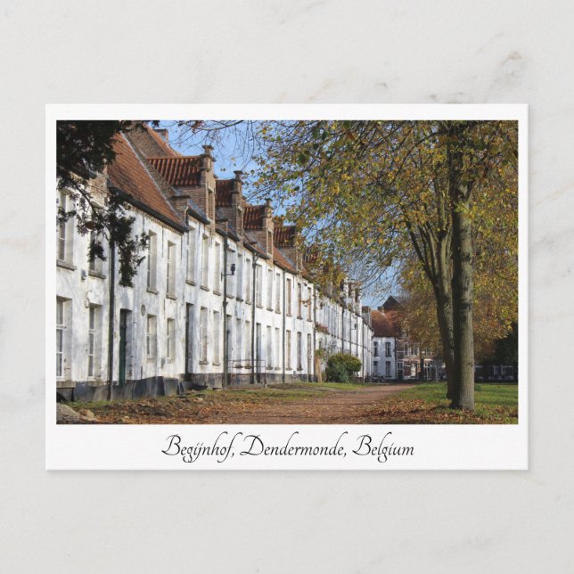 Carte Postale St. Alexiusbegijnhof, Dendermonde, Belgique. (Devant)