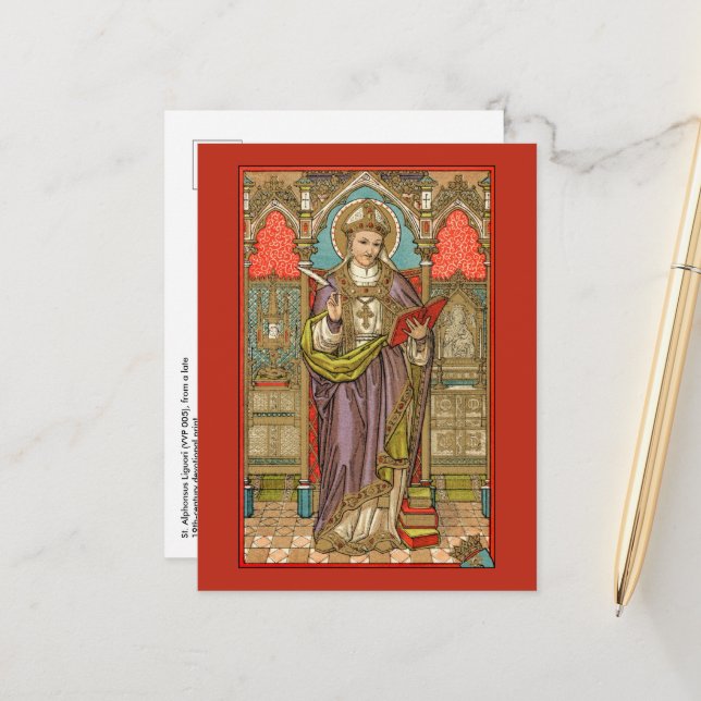 Carte postale St. Alphonsus Liguori (VVP 005) (Devant/Arrière en situation)