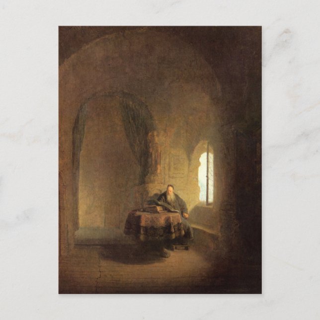 Carte Postale St. Anastasius par Rembrandt Harmenszoon van Rijn (Devant)
