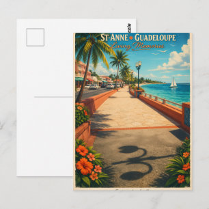 Carte Postale St Anne Guadeloupe Ocean View