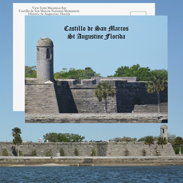 Carte Postale St Augustine FL Forteresse de Castillo de San Marc (Créateur téléchargé)
