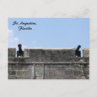 Carte Postale St Augustine Florida fort castillo de san marcos