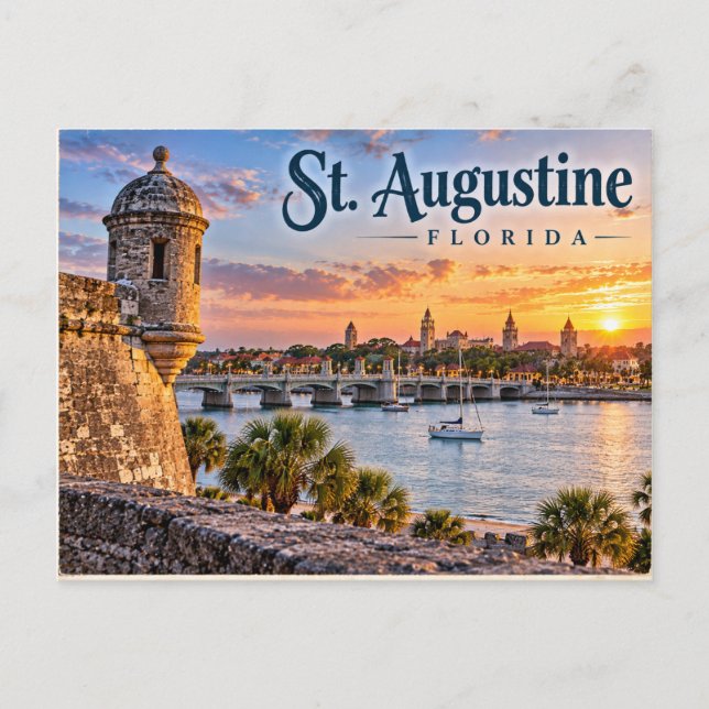 Carte Postale St. Augustine Floride (Devant)