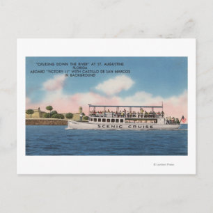 Carte Postale St. Augustine, Floride - Vue de la victoire
