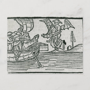 Carte Postale St. Brendan et le démon