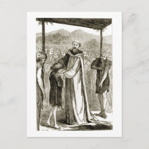 Carte Postale St Columba bénit un garçon sauvage, de 'The Trias 