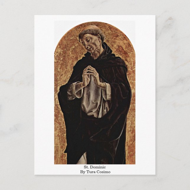 Carte Postale St Dominic Par Tura Cosimo (Devant)
