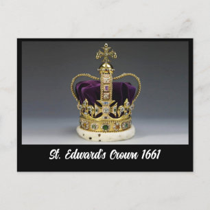 Carte Postale St. Edward's Crown 1661