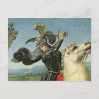 St. George en lutte contre le dragon