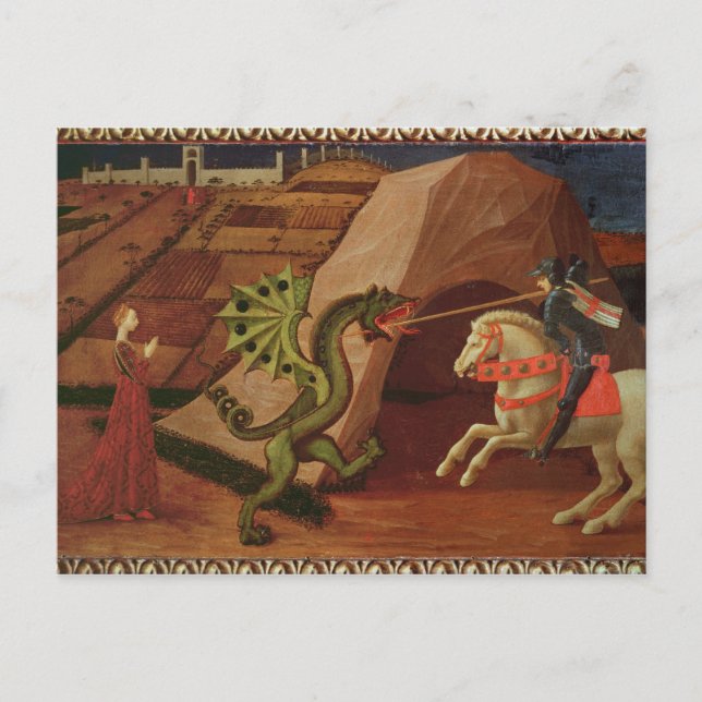 Carte Postale St. George et le Dragon, c.1439-40 (Devant)