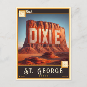 Carte Postale St. George, Utah   VINTAGE