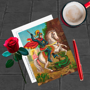 Carte Postale St. Georges sauve la princesse