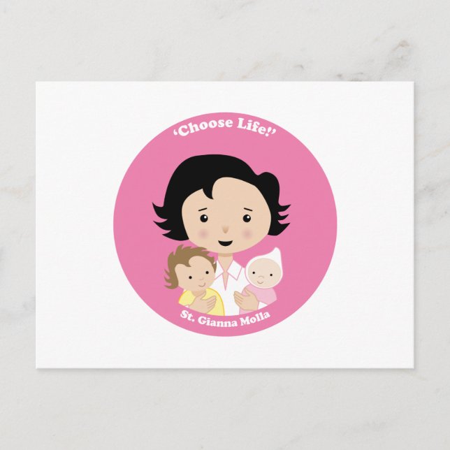 Carte Postale St. Gianna Molla (Devant)
