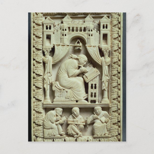 Carte Postale St. Gregory écrit avec des scribes ci-dessous (Devant)