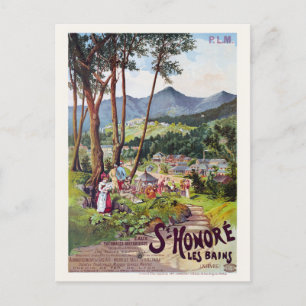 Carte Postale St Honoré les Bains Poster vintage 1897