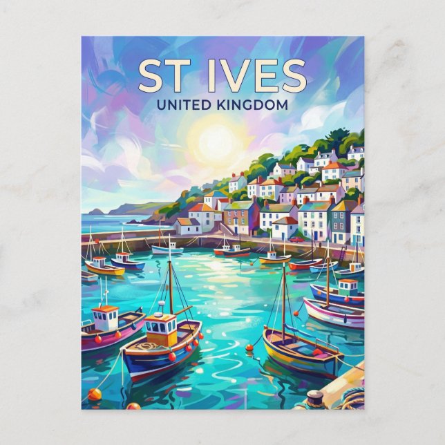 Carte Postale St Ives Royaume-Uni (Devant)