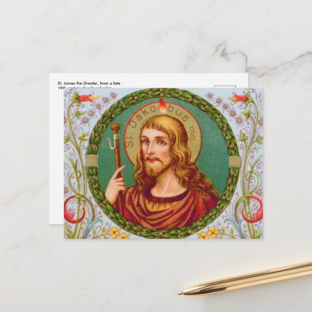 Carte Postale St. Jacques le Majeur (JMAS 04) (Devant/Arrière en situation)