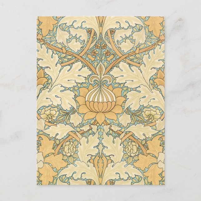 Carte Postale St. James par William Morris, feuilles d'acanthe (Devant)