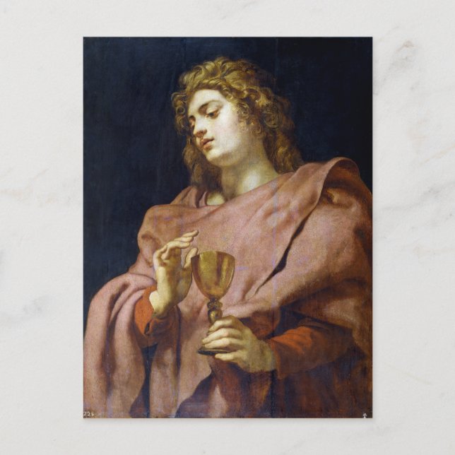 Carte Postale St. John Evangelist Peter Paul Rubens (Devant)