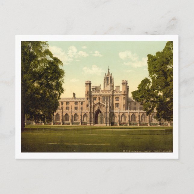 Carte Postale St. John's College, Cambridge, Angleterre (Devant)