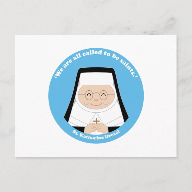 Carte Postale St. Katharine Drexel (Devant)