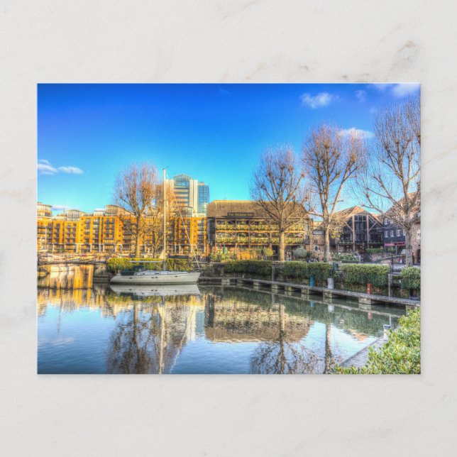 Carte Postale St Katherines Dock Londres (Devant)